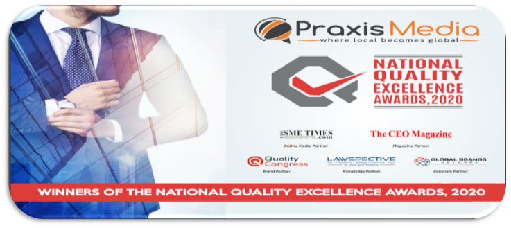 Best Emerging Management Institute in Mumbai - City Level Winner of the National Quality Excellence Awards, 2020