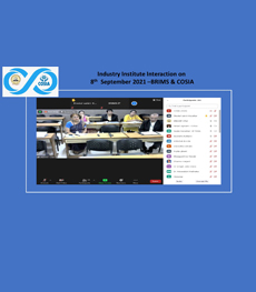 Industry Institute Interaction on 8th September 2021