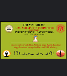 International Day of Yoga was organised on 21st June 2021 at Dr. V.N. BRIMS