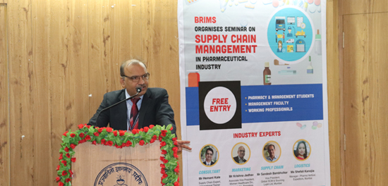 Pharma Supply Chain Seminar 18th January, 2020 AT BRIMS