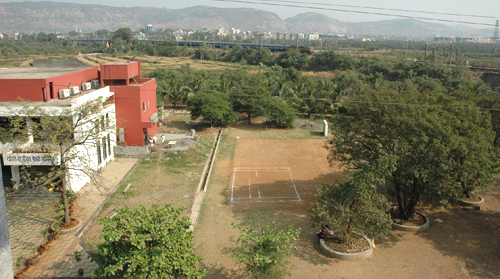 Campus of Dr. V. N. BRIMS Thane college 