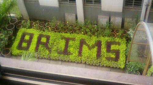 Campus of Dr. V. N. BRIMS Thane college 