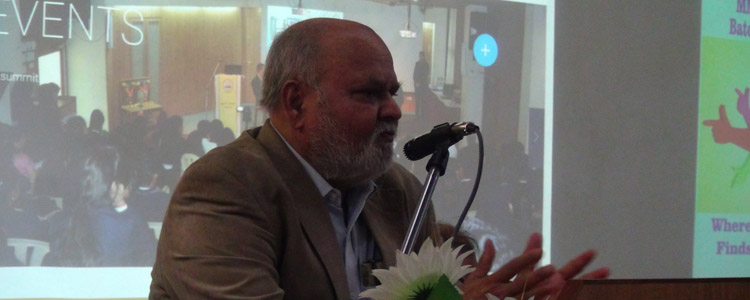 Vijay Bedekar Chairman at Dr. V. N. Bedekar Thane College, Conference meet at Dr. V. N. Bedekar Thane College