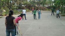 Campus of Dr. V. N. BRIMS Thane college 