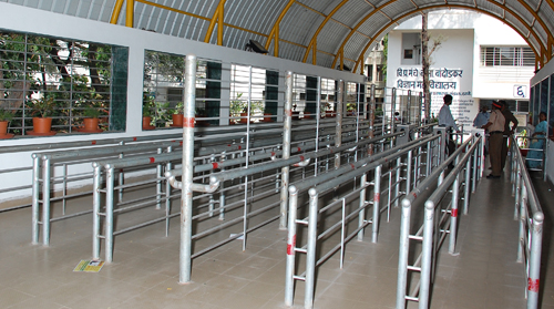 Campus of Dr. V. N. BRIMS Thane college 