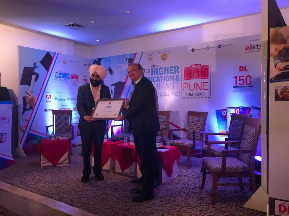 Certificate of Recognition as Top Private B-Schools by digitalLearning